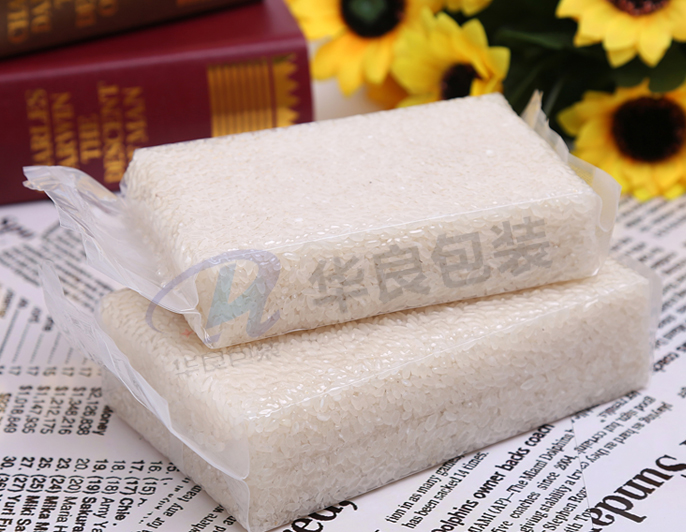 真空米磚袋，透明包裝袋